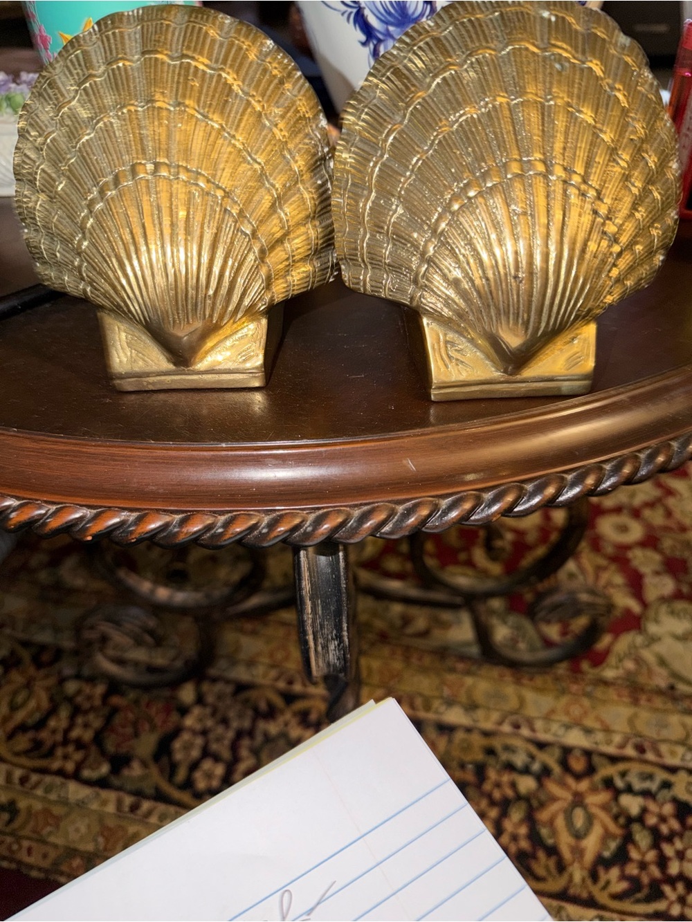 Gold Shell Table Accent - - Picture 5 of 5